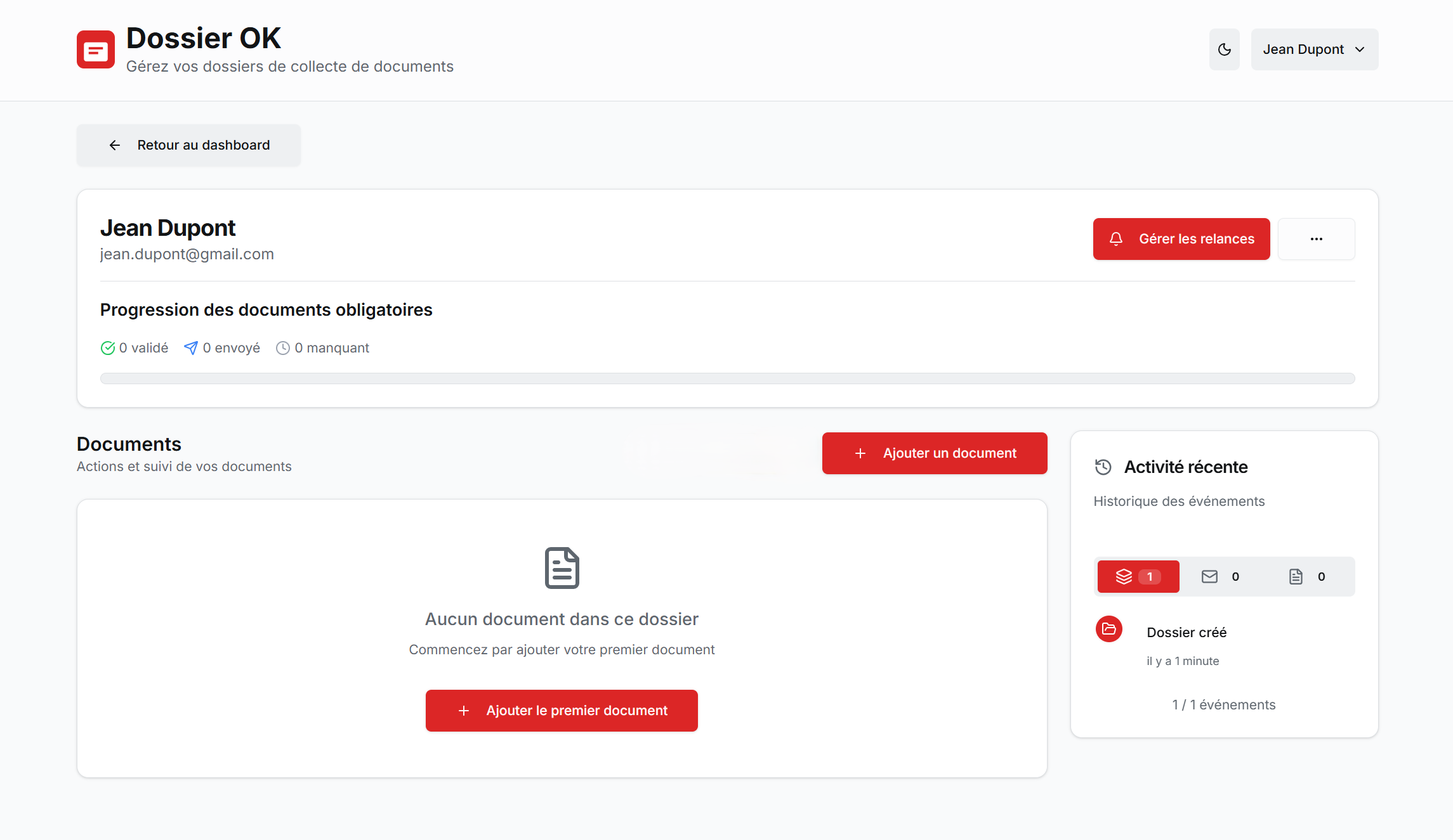 Collecte de documents
